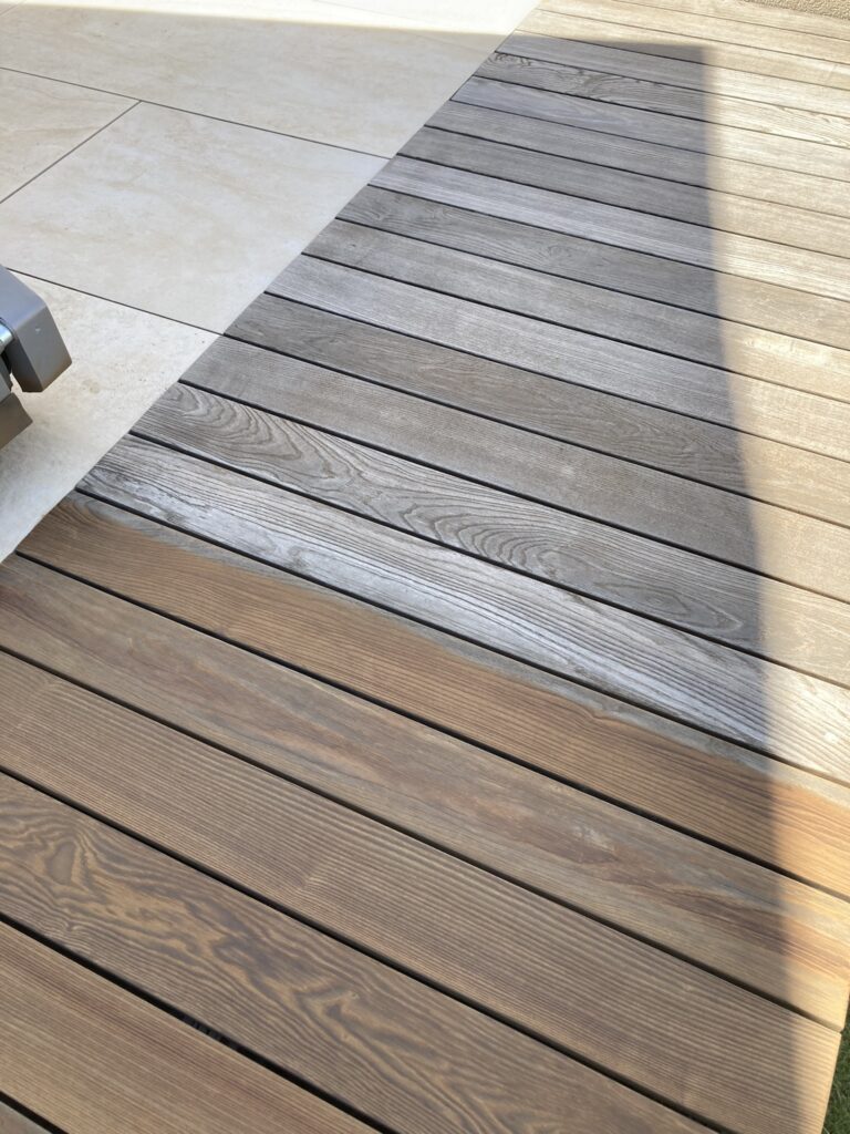 nettoyage terrasse dégrisage brossage écologique kaviart wood