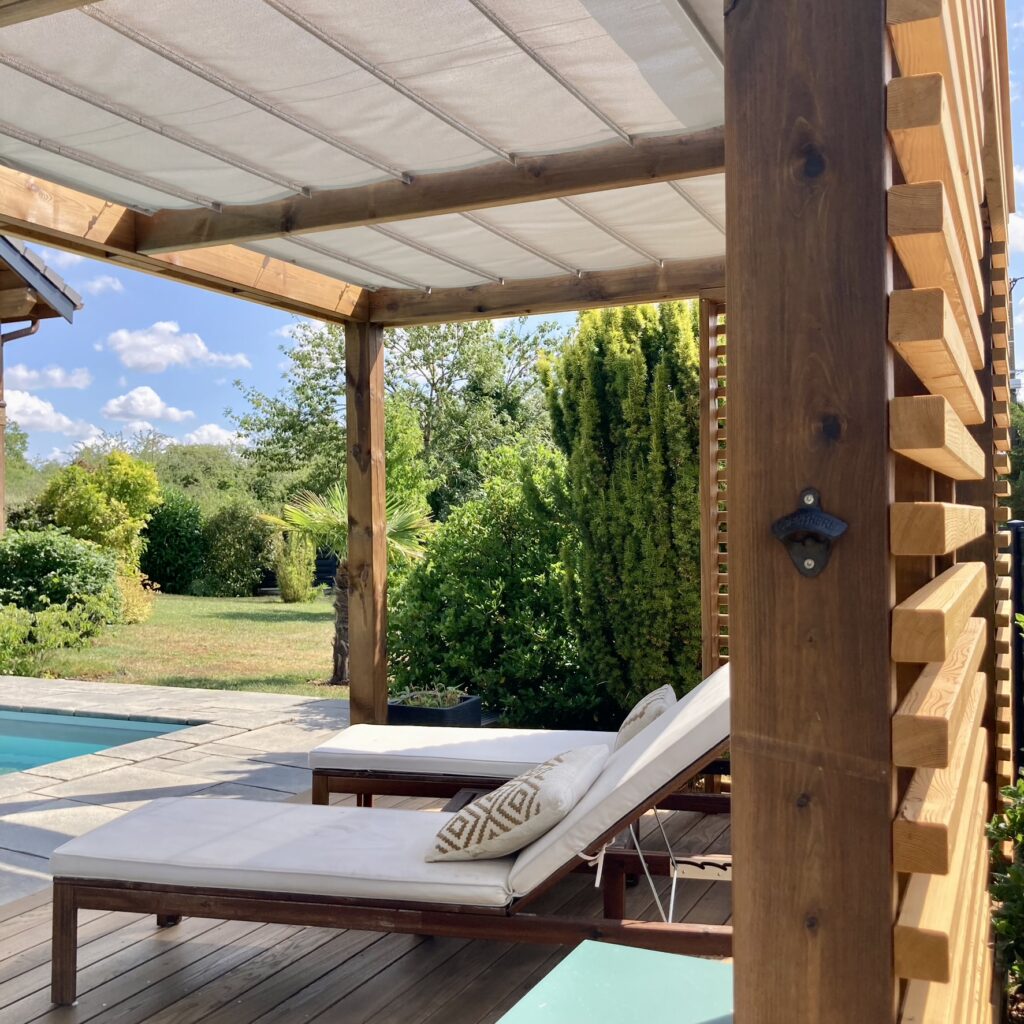 pergola bois aménagements extérieurs